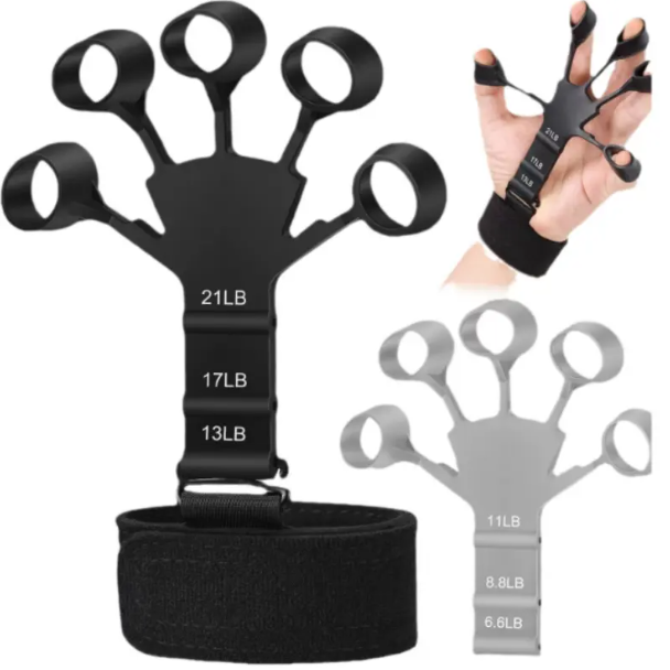 Çok fonksiyonlu Fitness parmak ve bilek gücü eğitmen el tutucu ve Exciser donanım kavrama kolları için güçlendirilmesi