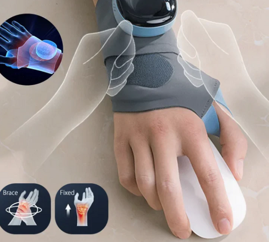 Teknoloji aşk son on yılda el atel spor bilekliği sıcak Compress s elektrikli masaj spor bilek bandı el ve başparmak Brace