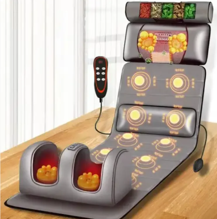 2024 masaj ürünleri Shiatsu elektrikli seçim boyun masajı hava basıncına dayanıklı geri masaj yatağı Mat