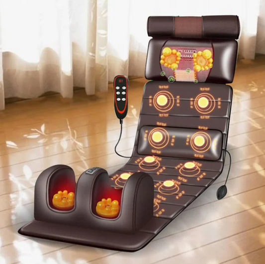 2024 masaj ürünleri Shiatsu elektrikli seçim boyun masajı hava basıncına dayanıklı geri masaj yatağı Mat